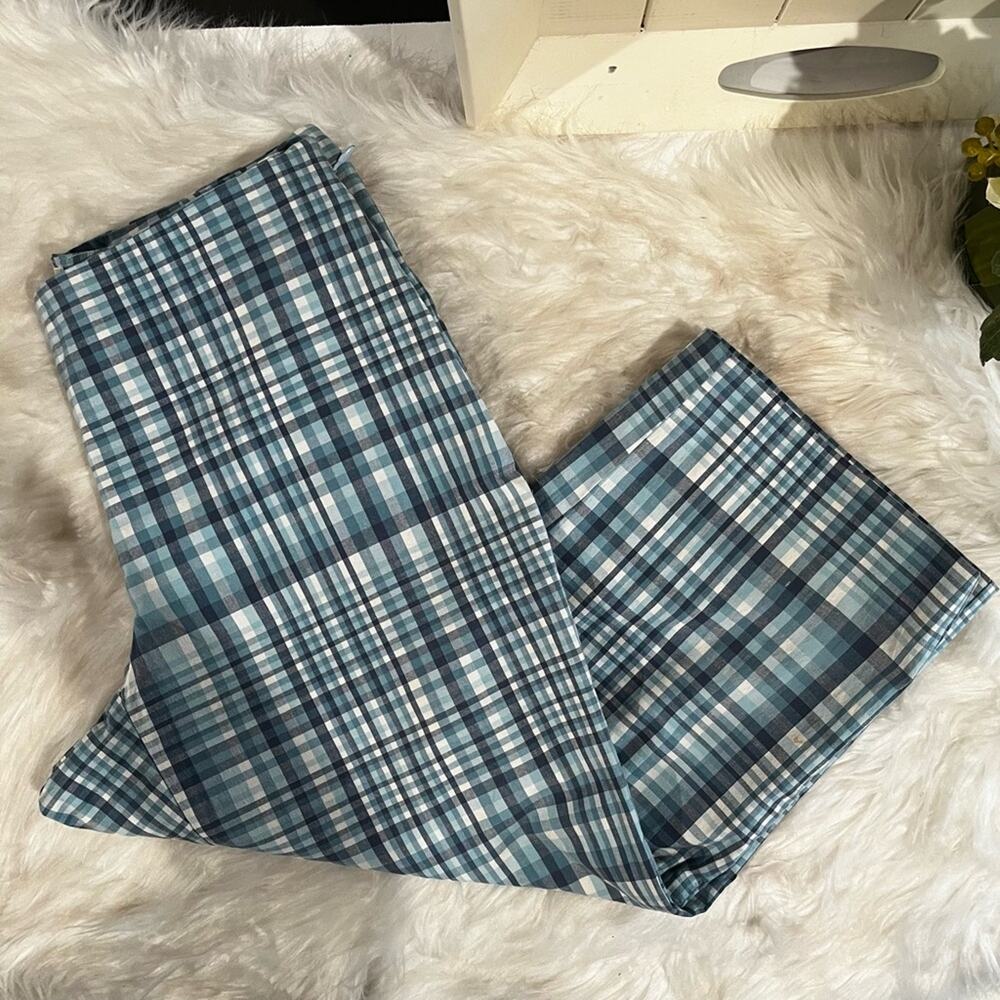 NEW Brooks Brothers 346 Preppy Cotton Poplin Plaid Y2K Capri Yacht Pants 6 NWOT - Picture 9 of 16